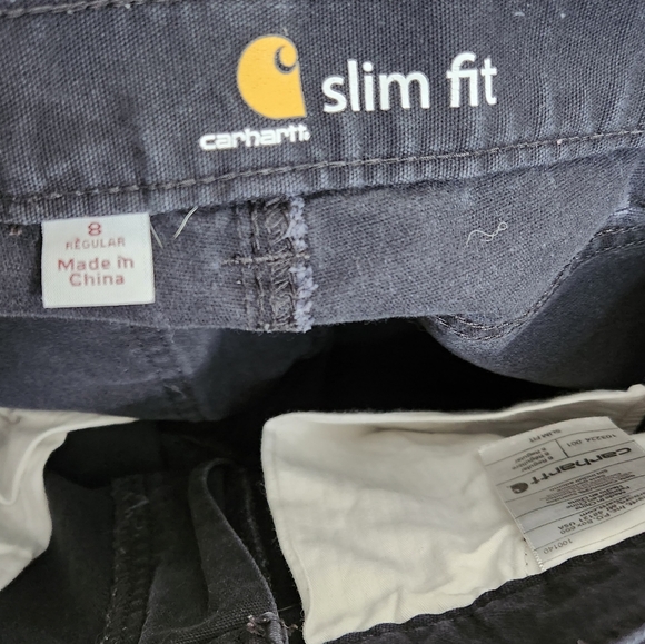 Carhartt Women's Blach Slim Fit Construction Work Pants Size 8 Regular - Picture 13 of 16